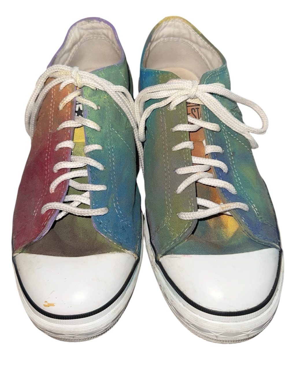 Vintage Converse One Star Rainbow Gradient Low Top Sneakers Women’s Size 10